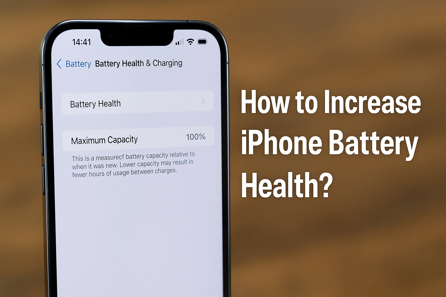 iPhone battery health